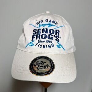 Señor Frog's Cap Big Game Fishing Cozumel Embroidered Beach Hat